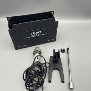 Teac Mc 108 Vtg Dynamic Cardioid Microphone Japan Mic No Stand Tested Pre Owned